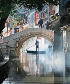 Zhouzhuang Water Town Paint By Number