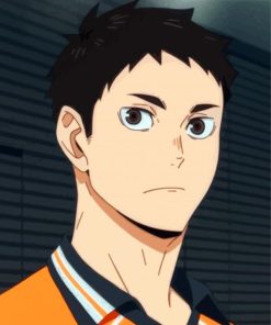 Haikyuu Anime Daichi Sawamura paint by numbers