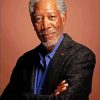 Actor Morgan Freeman paint by numbers