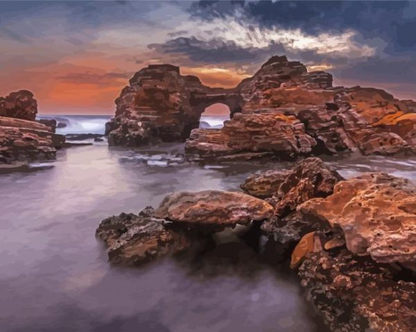 Agios Theologos Beach Kos paint by numbers