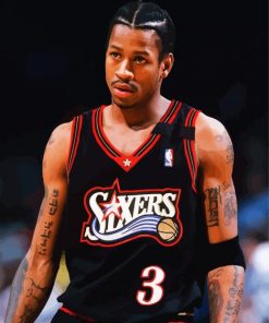 Allen Iverson paint by numbers