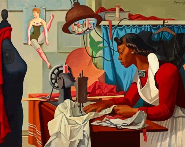 Alma Sewing Francis Criss paint by numbers