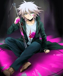 Anime Boy Nagito Komaeda paint by numbers