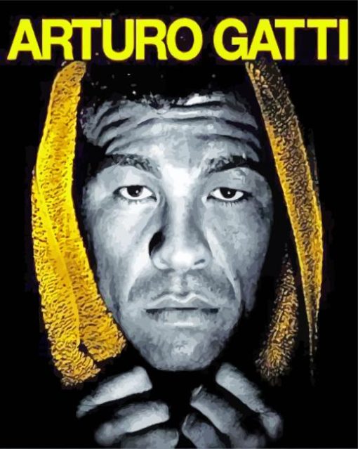 Arturo Gatti Poster paint by numbers