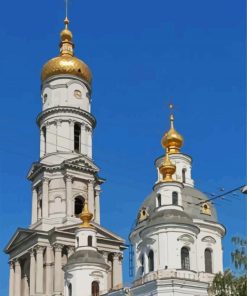 Assumption Cathedral Kharkiv paint by numbers