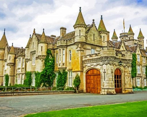 Balmoral Castle paint by numbers