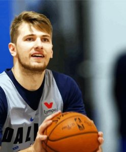 Basketball Player Luka Doncic paint by numbers