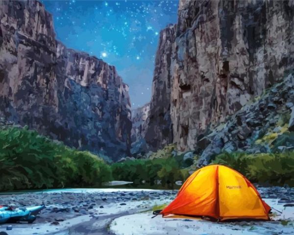 Big Bend National Park paint by numbers