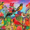 Birds and Blooms paint by numbers