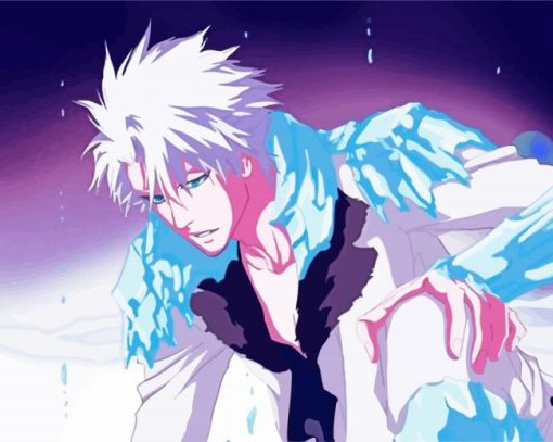 Bleach Anime Hitsugaya Toshiro paint by numbers