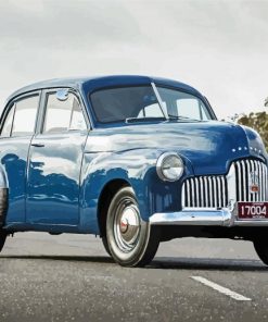 Blue Vintage Holden paint by numbers