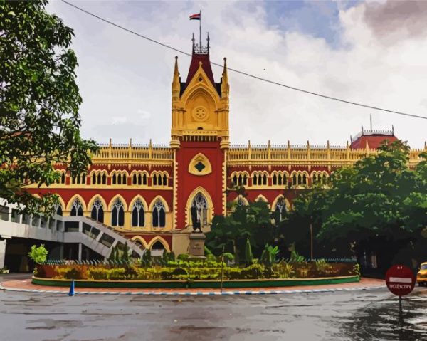 Calcutta High Court Kolkata paint by numbers