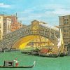 Canaletto The Rialto Bridge Venice paint by numbers
