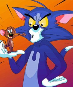 Cartoon Tom And Jerry paint by numbers