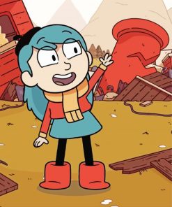 Cute Hilda paint by numbers