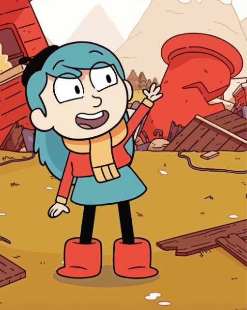 Cute Hilda paint by numbers