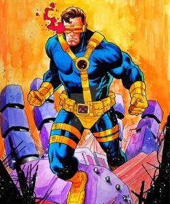 Cyclops X Men Hero paint by numbers