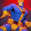 Cyclops X Men Marvel paint by numbers