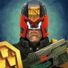 DC Judge Dredd paint by numbers