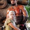 Daenerys Targaryen and Drogo paint by numbers