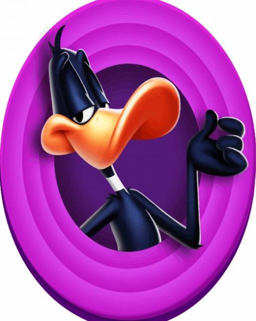 Daffy Duck Looney Toons paint by numbers