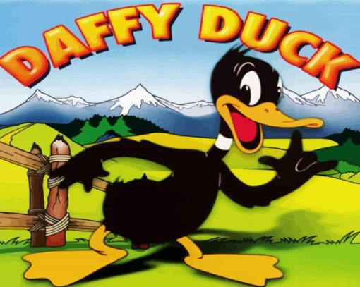 Daffy Duck Poster paint by numbers