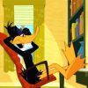 Daffy Duck Looney Toons Character paint by numbers