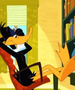 Daffy Duck Looney Toons Character paint by numbers