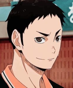 Daichi Haikyuu Anime paint by numbers