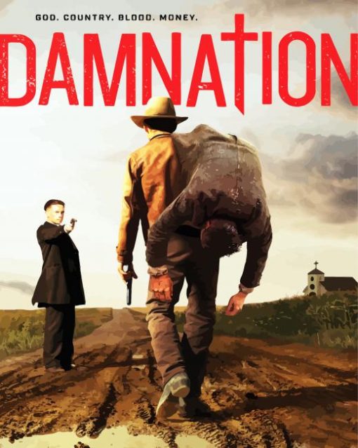 Damnation Serie Poster paint by numbers