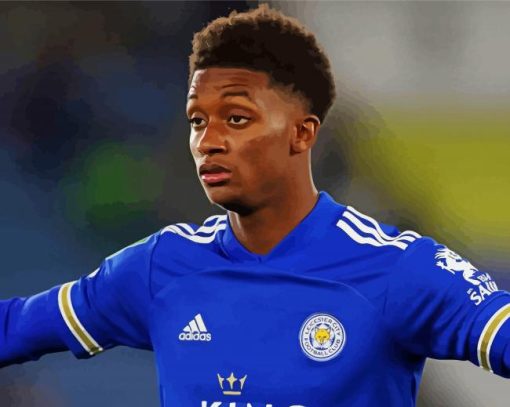 Demarai Gray Everton paint by numbers