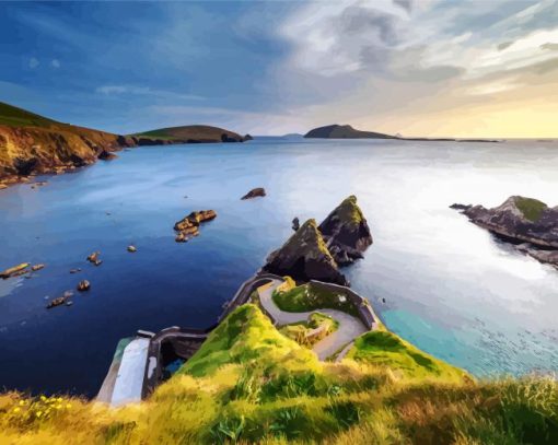 Dingle Peninsula Ireland paint by numbers