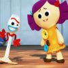 Dolly and Forky paint by numbers