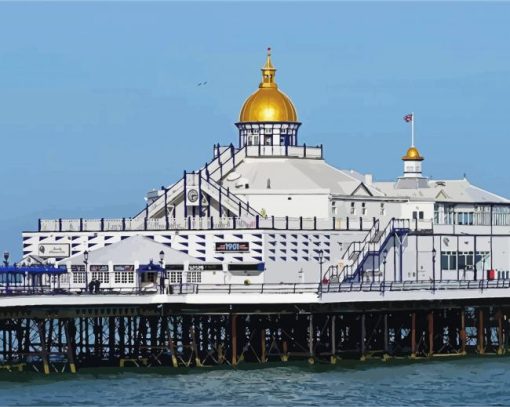 Eastbourne Pier paint by numbers