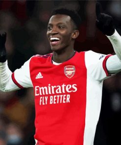 Eddie Nketiah Arsenal paint by numbers