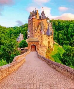 Eltz Castle paint by numbers