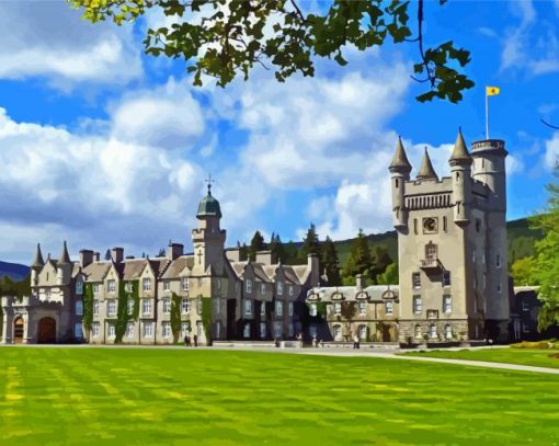 England Balmoral Castle Building paint by numbers