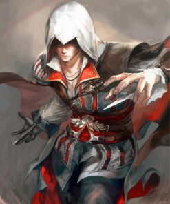 Ezio Assassin Game paint by numbers