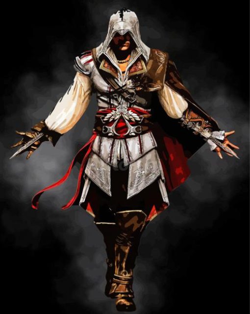 Ezio Auditore da Firenze paint by numbers