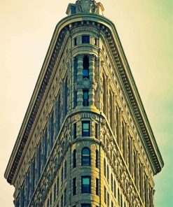 Flatiron Building New York paint by numbers