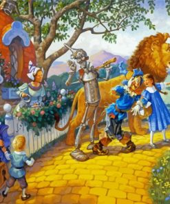 The Wizard of Oz paint by numbers