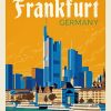 Frankfurt Germany Poster paint by numbers