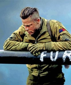 Fury Movie paint by numbers