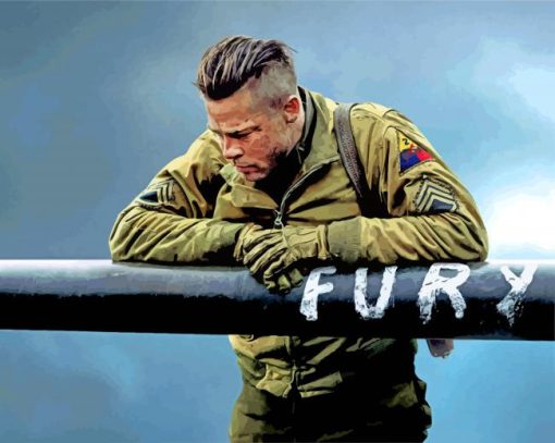 Fury Movie paint by numbers