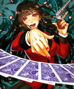 Gambler Yumeko Jabami Kakegurui paint by numbers