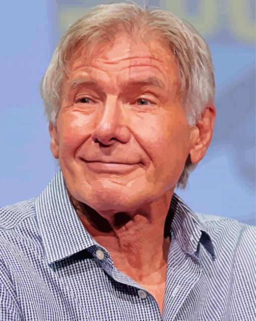 Harrison Ford Actor Celebrity paint by numbers