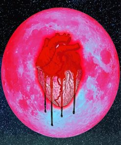 Heartbreak On Full Moon paint by numbers