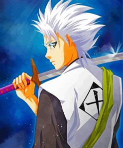 Hitsugaya Toshiro Bleach Anime Manga paint by numbers