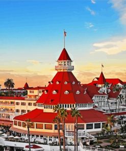 Hotel del Coronado Curio Collection by Hilton paint by numbers