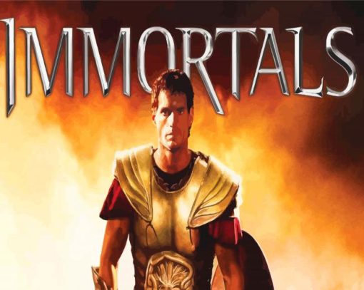 Immortals Movie Poster paint by numbers